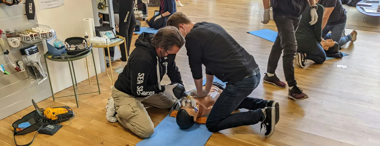 A cardiopulmonary resuscitation cpr training event.